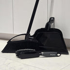 O-Cedar Indoor & Outdoor Strong Sweep Broom & Brush Bundle | Heavy Duty Bristles Remove 99% of Dust & Dirt in One Sweep | Step-On Dust Pan | Safe for Hardwoods, Powerful on Outdoor Debris