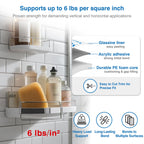 Double-Sided Removable Tape – 1" x 16.5 FT Heavy Duty PE Foam Mounting Tape with Adhesion Promoters – Wall-Safe Waterproof Damage-Free for Posters, Picture Hanging & Painted Walls
