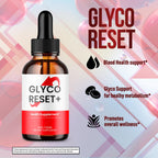 (2 Pack) Glyco Reset Drops, GlycoReset Drops with All Natural Ingredients, Advanced Overall Health and Wellness Vitamin Formula Maximum Strength Active Lifestyle Multivitamins Support (60 Servings)