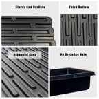 RooTrimmer 10 Pack 1020 Trays, Extra Thick Heavy Duty Seed Starting Trays - No Holes, No Leak, Reusable Propagation Flats for Microgreens, Seedlings, Plant Germination, Fodder and Transplant