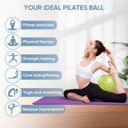 APEXUP Yoga Ball Exercise Ball, Heavy Duty Pilates Ball for Fitness, Balance, Core Workout, Physical Therapy (XXS (9") 23cm, Green)