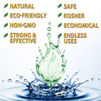 OrganicMatters Vinegar 30% Organic Industrial Cleaning Agent Concentrate, Pure Non-GMO Kosher All-Purpose Home & Garden Vinegar, Eco-Friendly (128 oz Gallon Refill)