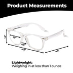 GALVANOX Ava & Ethan Blue Light Glasses for Kids, Blue Light Blocking for Computer/Gaming (Ages 3-7)