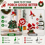 WeLyruff 8 Set Porch Goose Outfits - Gift for Patio Lawn Decor