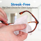Lens Wipes for Eyeglasses - Pre-moistened Eyeglass Lens Cleaning Wipes - 500 Lens Wipes Individually Wrapped Sracth-Free Streak-Free Eye Glasses Wipes Lens Cleaner for Sunglass & Camera Lens