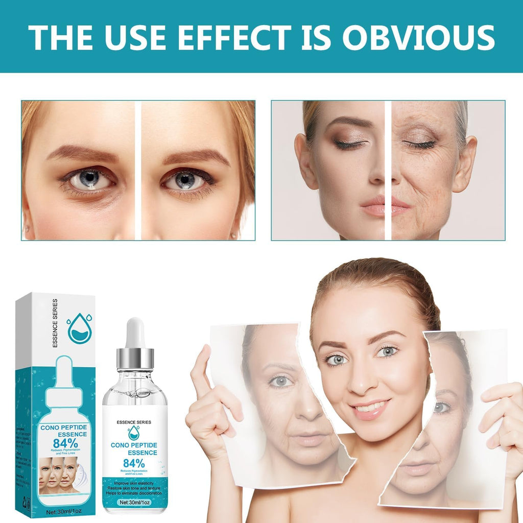 Cono Peptide Essence Anti-Aging Serum 30ml | Instantly Lifts & Moisturizes for All Skin Types (3 Pcs)