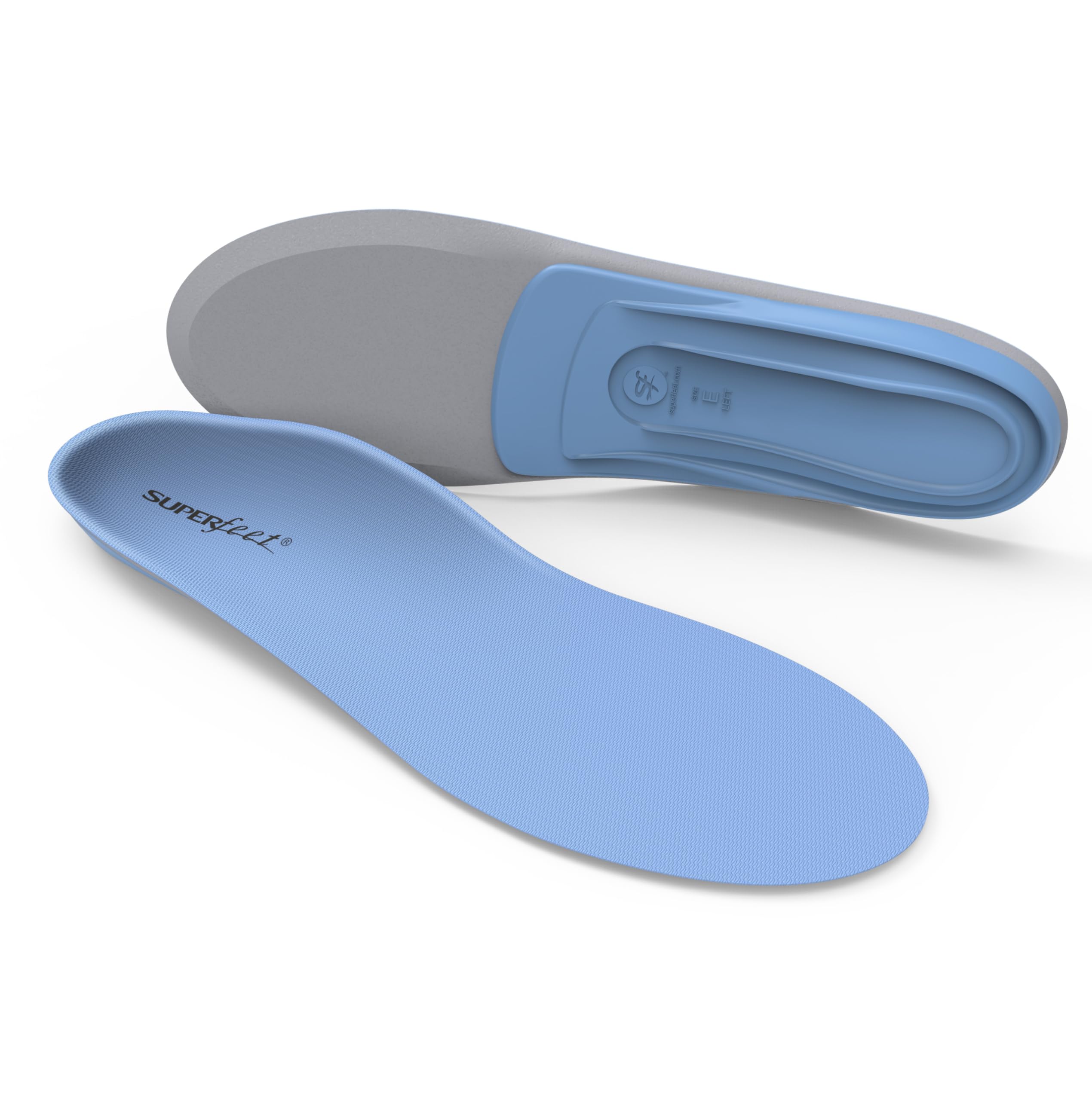 Superfeet All-Purpose Support Medium Arch Insoles (Blue) for Active Lifestyle with Medium Arch Support - Junior/Little Kid 11.5-13