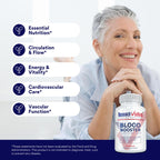 Research Verified Blood Booster - Blood Support - Hawthorn, Magnesium, Celery Seed Powder, BioPerine - 180 Capsules - 3 Month Supply