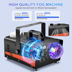 Dashsafe 800W Fog Machine, 4500CFM for Halloween, Disco Light & Remote