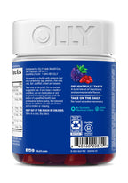 OLLY Men's Multi Gummies, Supports Overall Wellness,* Vitamins A, C, D, E, Bs & Zinc, BlackBerry Blitz Flavored, 65 Day Supply - 130 Count
