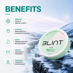 BLINT Flow Caffeine Free Nootropic Pouches | Brain Supplements for Memory and Focus | Alpha GPC, L-Theanine, L-Tyrosine | Nicotine Free, Sugar Free | Tropic Mango (6 Cans)