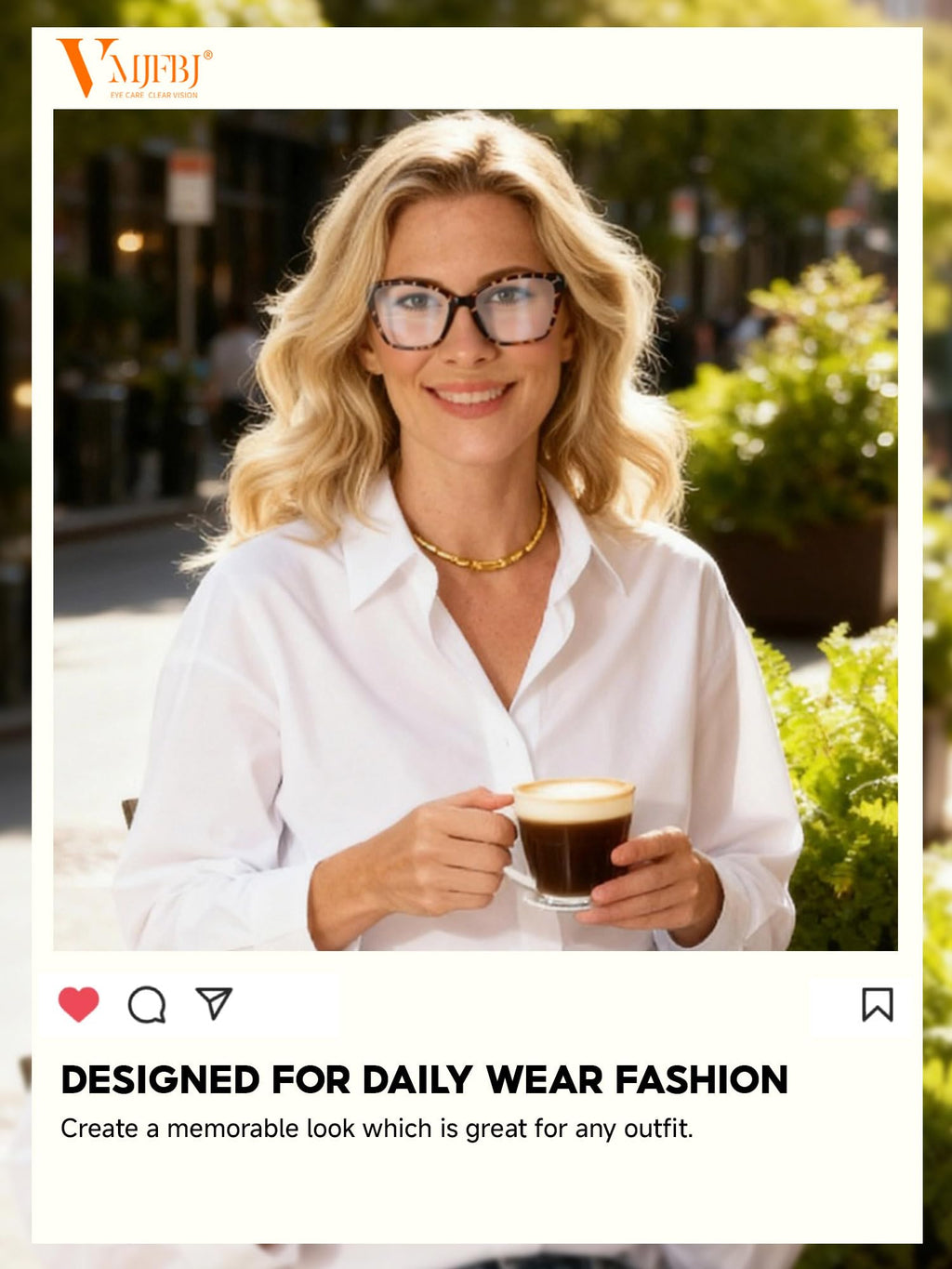 VMJFBJ Blue Light Glasses for Woman, Fashion Cat Eye Anti Blue Light Blocking Glasses Women, TR90 Lightweight Computer Glasses for Gaming & Screen Use, Reduce Eye Strain & Improve Sleep,Tortoise
