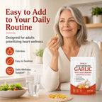 MiloLabCo Resilia Aged Garlic Extract Softgels with CoQ10 Ubiquinol, Odorless 2-Year Matured Garlic Supplement, Non-GMO, 60 Softgels