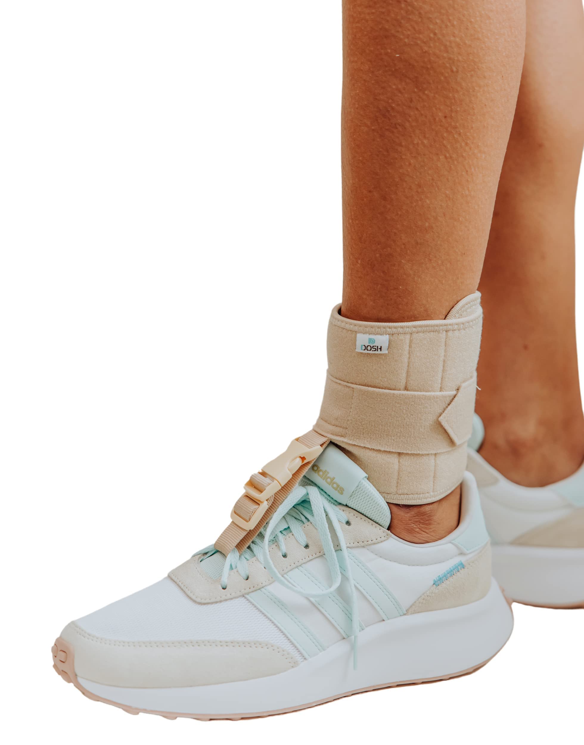 Dosh AFO Foot Drop Brace - Drop Foot Braces - Foot Drop Brace for Walking - AFO Brace - Drop Foot Brace for Walking With Shoes - Ankle Foot Orthosis – (Beige)