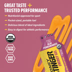 Honey Stinger Organic Acai Pomegranate Energy Gel, Gluten Free & Caffeine Free, for Exercise, Running and Performance, Sports Nutrition for Home & Gym, Pre and Mid Workout, 24 Pack, 26.4 Ounce