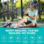 Hydrocolloid Roll for Wound Care, Hydrocolloid Bandages with Self-Adhesive, Cut-to-Size Patch Bandages, Ultra Absorbent, Waterproof, First Aid Kit Essential (3IN*12FT)