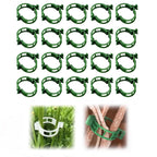 Mqacpu 50Pcs Tomato Clips, Plastic Plant Support Clips for Securing Plants