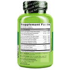 NATURELO Calcium Supplement - with Vitamin C, Vitamin D3, K2, and Calcium Magnesium Zinc for Bone Strength with Calcium 600mg - Plant-Based, 120 Vegetarian Capsules, Non-GMO, Soy & Gluten-Free