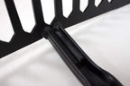 Bully Tools 14-Tine Level Head Rake | 60" Fiberglass Long Handle 16" Wide Head Garden Rake Heavy Duty Metal Tool for Soil Leveling, Spreading Mulch Gravel and Thatch | 100% Made in USA