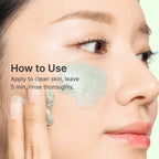 coeternal Seaweed Detox Wash Off Mask, Cooling Korean Clay Mask with Bentonite, Kaolin, Glycerin & Seaweed Extracts for Pore Minimizing, Deep Cleansing, Non-Drying Mud Mask, 200ml / 6.76 fl.oz.