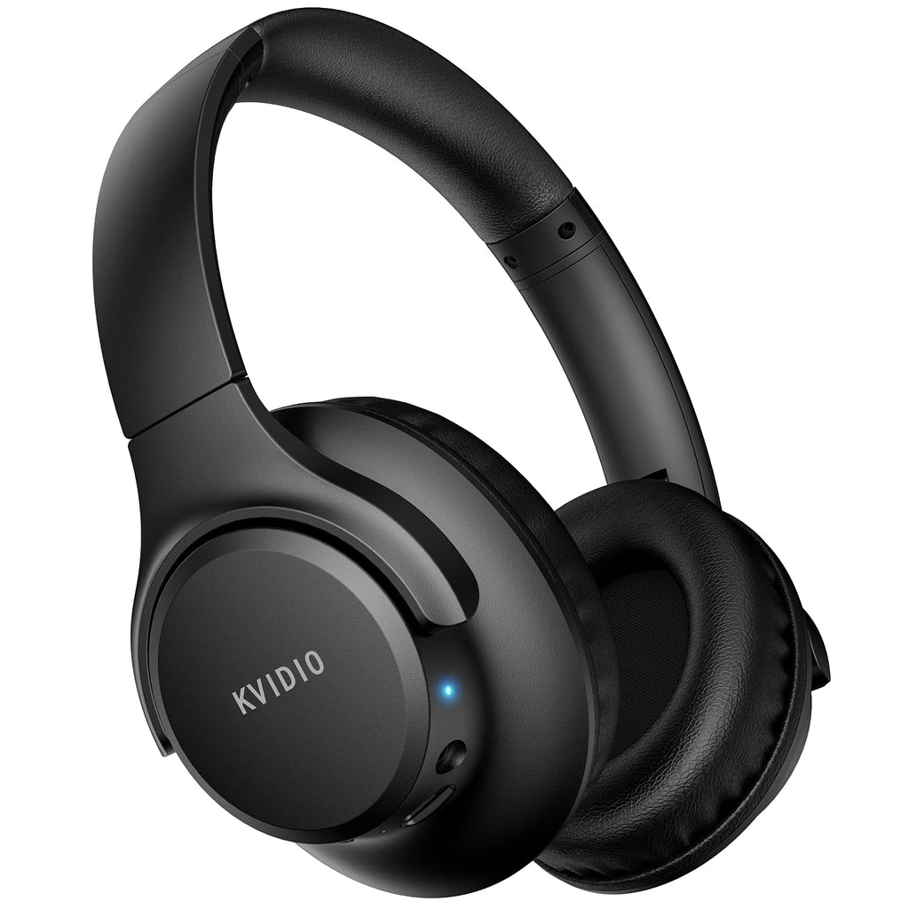 KVIDIO Bluetooth Headphones Wireless Over Ear Headsets 65H Playtime
