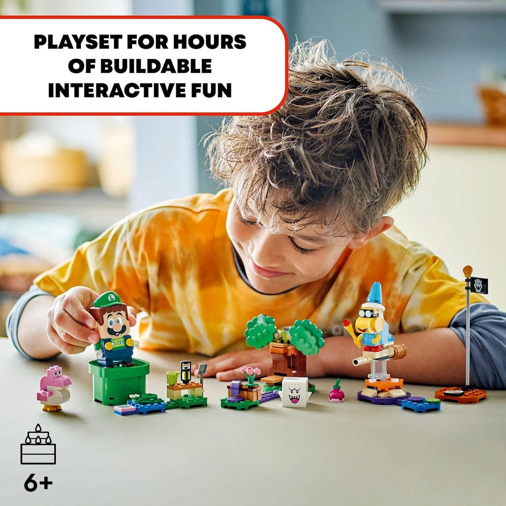 LEGO Super Mario Super Mario Adventures with Interactive Luigi Toy - Building Toys for Kids, Boys & Girls, Ages 6+ - Nintendo Birthday Gift Idea with 4 Figures - 71440