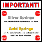 Energy Saving Garage Door Hinge - 4 Panel Doors Up to 12', MFG# R4416-40