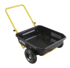 Gorilla Carts Poly Dump Cart, 2-Wheel Garden Wagon, 4 Cu Ft, 300lb Capacity
