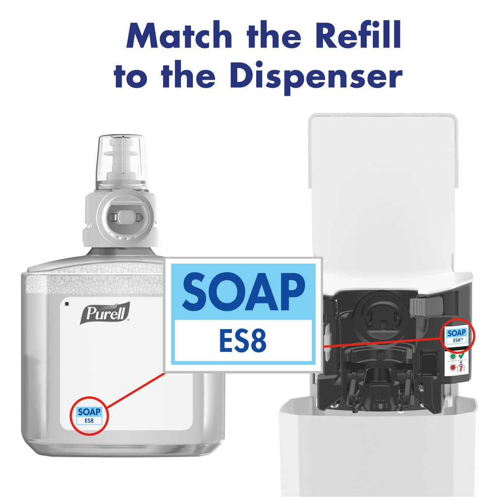 Purell ES8 Hand Sanitizer Gel Refill, 2ct x 1200 mL - 7760-02