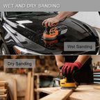 100 Pcs 5 Inch Sanding Discs Hook & Loop 8 Holes Wet Dry Sandpaper 180 240 320 400 600 800 1000 1500 2000 3000 Assortment Grits Silicon Carbide Orbital Sander Sand Paper for Wood Automotive Metal