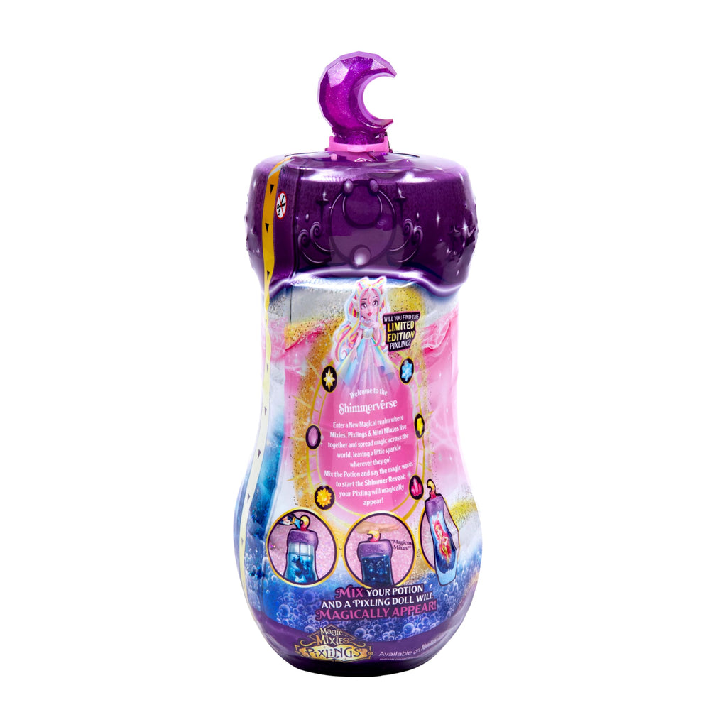 Magic Mixies Pixlings Shimmerverse Series, Create & Mix Magic Potion To Magically Reveal Catlyn the Cat, Watch As This Beautiful 6.5" Shimmerverse Pixling Fashion Doll Appears Inside The Potion Bottle