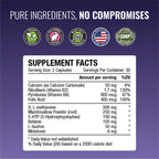 Approved Science® Acid Reflux Support - with Melatonin, Marshmallow Root, L-Taurine - 60 Capsules - Vegan