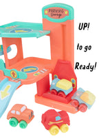 Lots to Play Toys - Multi-Story Baby Car Parking Garage - JC Toys