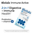 BioGaia Protectis Immune Active Probiotic | Probiotic + Vitamin D | Supports Immune, Digestive and Overall Health | Probiotics for Men & Women | Capsules | 60 Day Supply