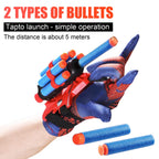 Set of 2 Spider Web Shooter Wrist Launcher Gloves - Halloween Decorations
