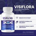 VisiFlora Capsules, Official VisiFlora Health Supplement Pills - Maximum Strength, All Natural Visual Wellness & Crystal Clear View, Premium Visi Flora Advanced Eye Support Reviews (5 Pack)