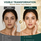 HEIDELUX Elastin Peptide Skin Tightening Formula, 1000mg Per Serving, Skin Firmness & Elasticity Support, Beauty Formula for Daily Use, 90 Capsules
