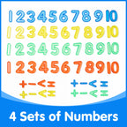 Odoorgames 48 Pcs Translucent Numbers – Light Table Toys, Manipulatives and Accessories for Enhanced Learning & Fun