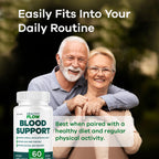 (5 Pack) Healthy Flow Blood Support - HealthyFlow Support Supplement Capsules Daily Premium Advanced Formula Pills - Maximum Strength, Vitamins for Overall Health & Wellness, 300 Capsules for 5 Months
