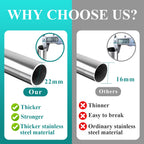 Greeily Clothes Hanger Reaching Hook Telescopic Adjustment clothes hook pole Light and can Extend from 37" to 65" with 4.7 "Hook and Sponge Handle.