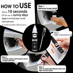 Silver Rim Touch Up Paint - Wheel Repair Kit Curb Rash, Quick And Easy Wheel Scratch Repair, Rim Paint For Car Wheel Repair