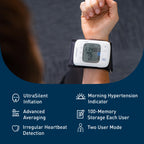 OMRON Gold Wireless Wrist Blood Pressure Monitor for Home Use - #1 Doctor & Pharmacist Recommended Brand - Clinically Validated - Connect App