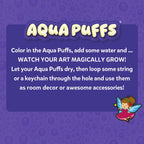 Skillmatics Aqua Puffs Unicorns, Stocking Stuffer for Kids, Paint by Number