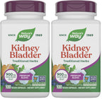 Nature's Way Kidney Bladder, Traditional Herbs Supplement, 900mg Per Serving, 100 Vegan Capsules (Pack of 2)
