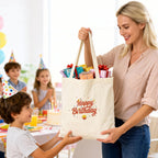 Lzerking 24 Pack Canvas Tote Bags Bulk (14x15 Inches, Natural Color)