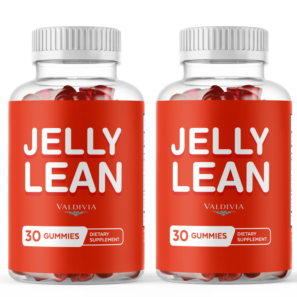 (2 Pack) Jelly Lean Gummies - Official Jelly Lean Gummys Advanced Premium Formula Maximum Strength, All Natural Daily JellyLean Vitamins Support for Overall Health & Wellness, 60 Gummies for 2 Months