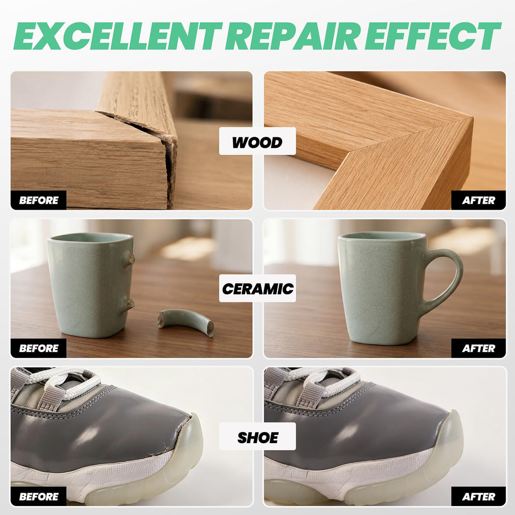 Super Glue Liquid & Gel, Multipack Instant Adhesive for Shoe Sole Repair
