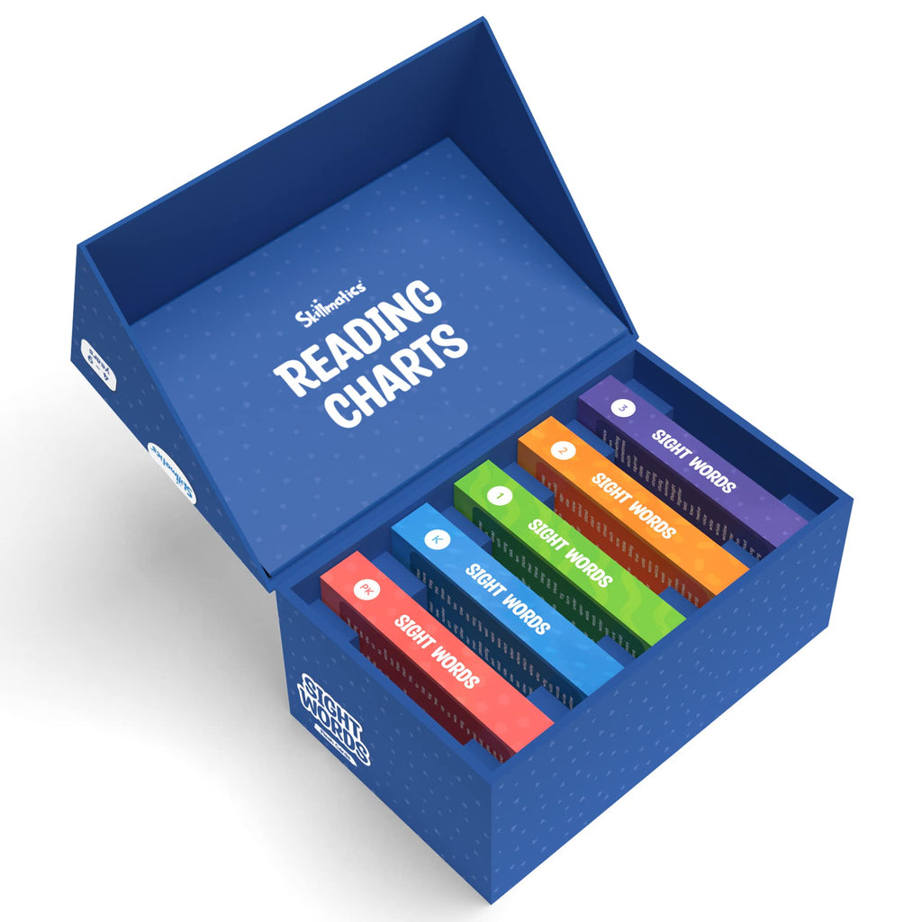 Skillmatics Flash Cards - 500 Sight Words for Preschool (Pre-K), Kindergarten, 1st, 2nd, 3rd Grade Gifts, Includes The Dolch & Fry Word List & 6 Unique Games