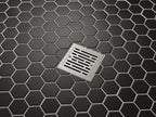 Delta Faucet 4 Inch Tile-In Square Shower Floor Drain Brushed Nickel, Shower Drain Kit, Square Shower Drain, Chrome Shower Drain, Shower Floor Drain, Stainless DT062412-SS