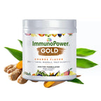 ImmunoPower Gold - High-Absorption Turmeric Root Extract & BioPerine Immune Booster - Doctor Formulated with 33+ Nutrients - Orange Flavor